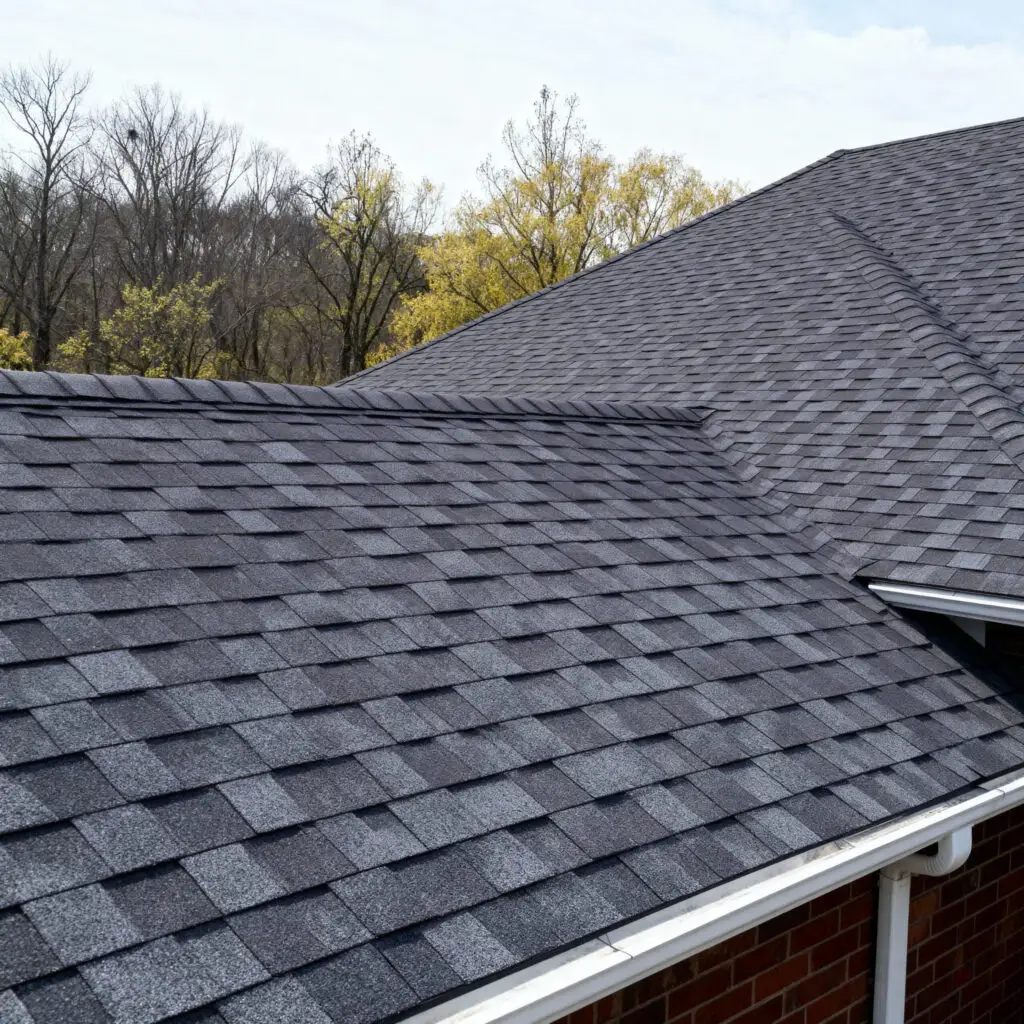 new_roof_installation - Robinhood Exterior A precision-engineered new roof installation featuring Class 4 impact-resistant shingles, premium synthetic underlayment, and a high-flow ridge ventilation system for 2026 durability.